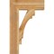 Ekena Millwork Merced Block Rough Sawn Bracket, Western Red Cedar, 6"W x 22"D x 34"H BKT06X22X34MRC05RWR - alternate 4